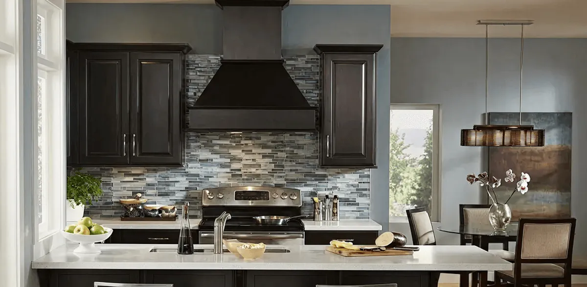 Kitchen cabinet painting and refinishing in a modern kitchen in Bloomington, IN